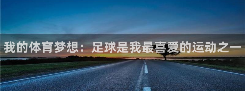 3377体育官网下载平台:我的体育梦想:足球是我最喜爱的运动